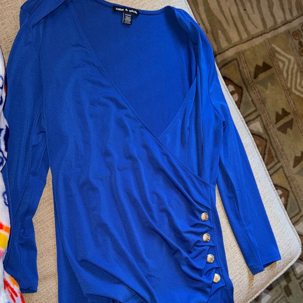 Cable & Gauge Royal Blue Top